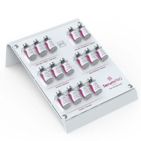 Serum Pro display (termékekkel)